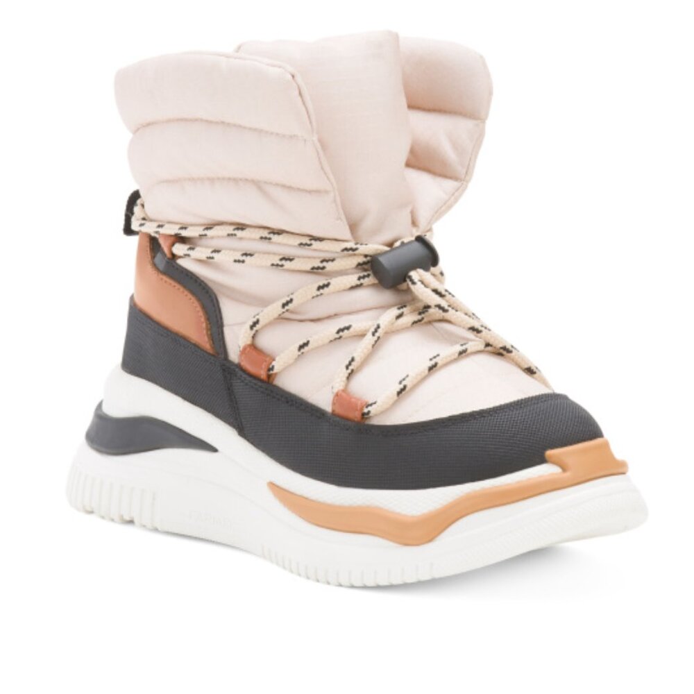 NIB FARM RIO Women's Made In Brazil Matelasse Puffy Boots size 6
